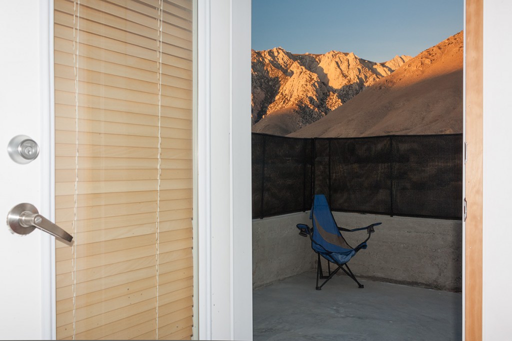 Sunrise View to Master Patio and Olancha Peak Beyond