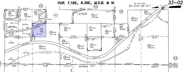 Inyo County APN 033-002-00